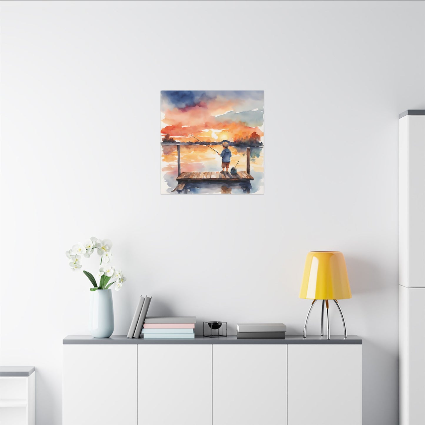 Matte Wall Canvas - Fishing - The Great Outdoors Collection