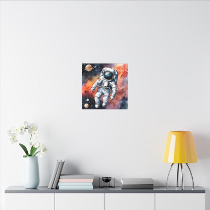 Matte Wall Canvas - Astronaut - Beyond the Stars Collection