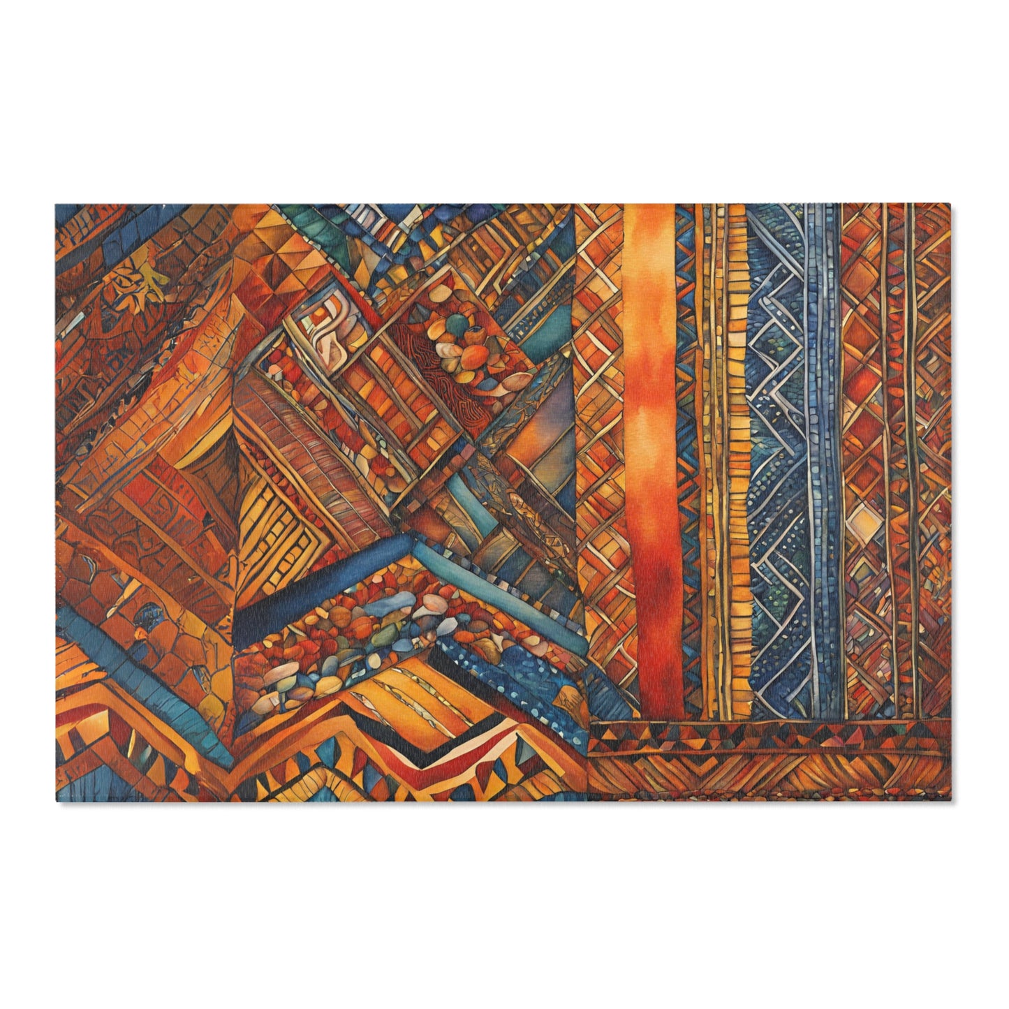 Area Rug - Geometric A - African Safari Collection