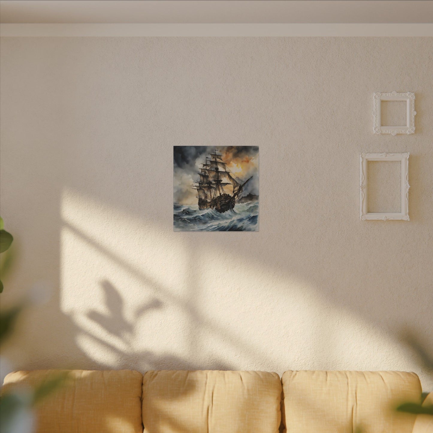 Matte Wall Canvas - Pirate Ship - Neptune's Nursery Collection