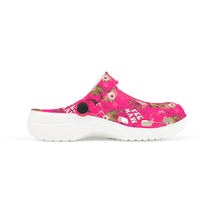 Kid's Foam Clogs - Cowgirl - Hot Pink