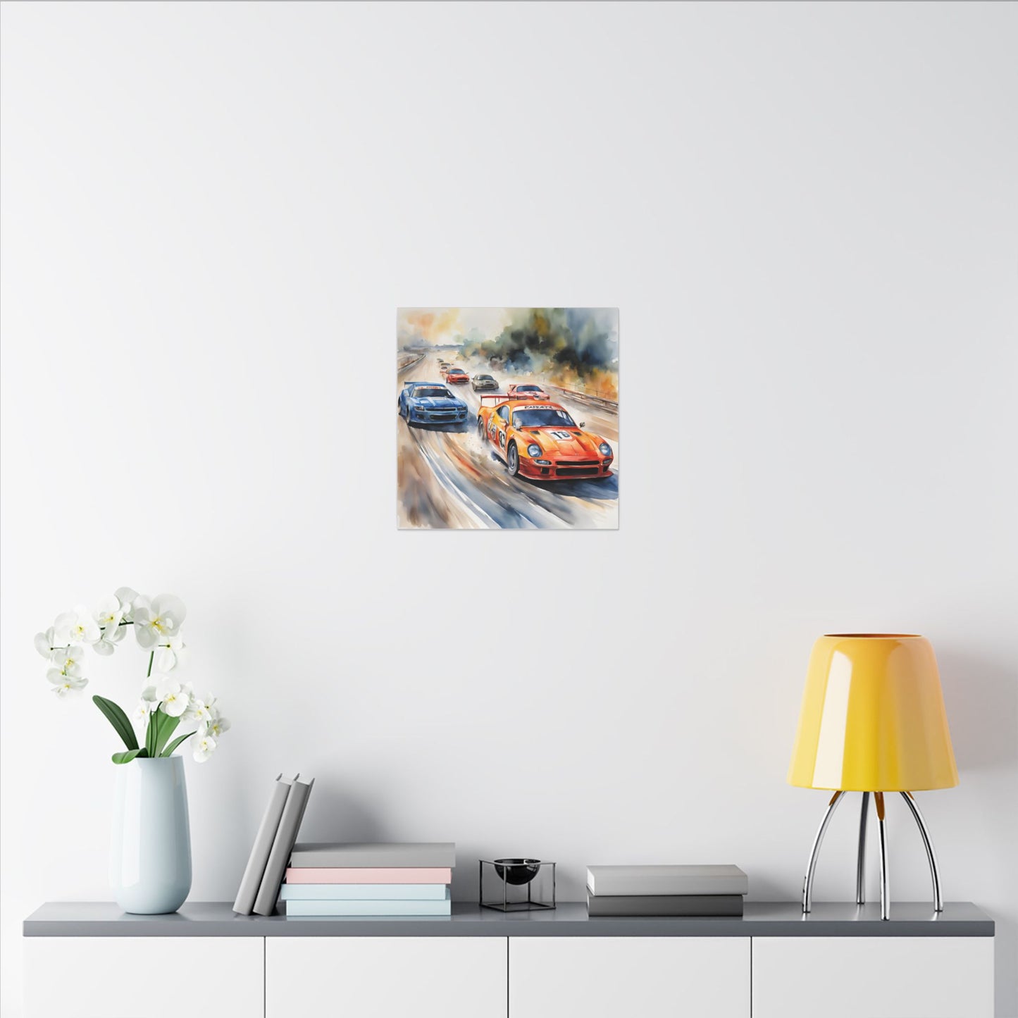 Matte Wall Canvas - Race Day - Wheels & Wings Collection