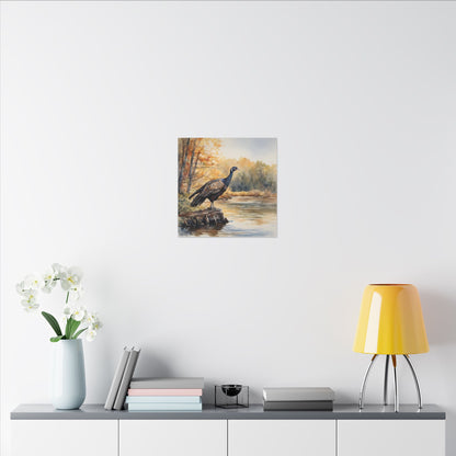 Matte Wall Canvas - Wild Turkey - The Great Outdoors Collection