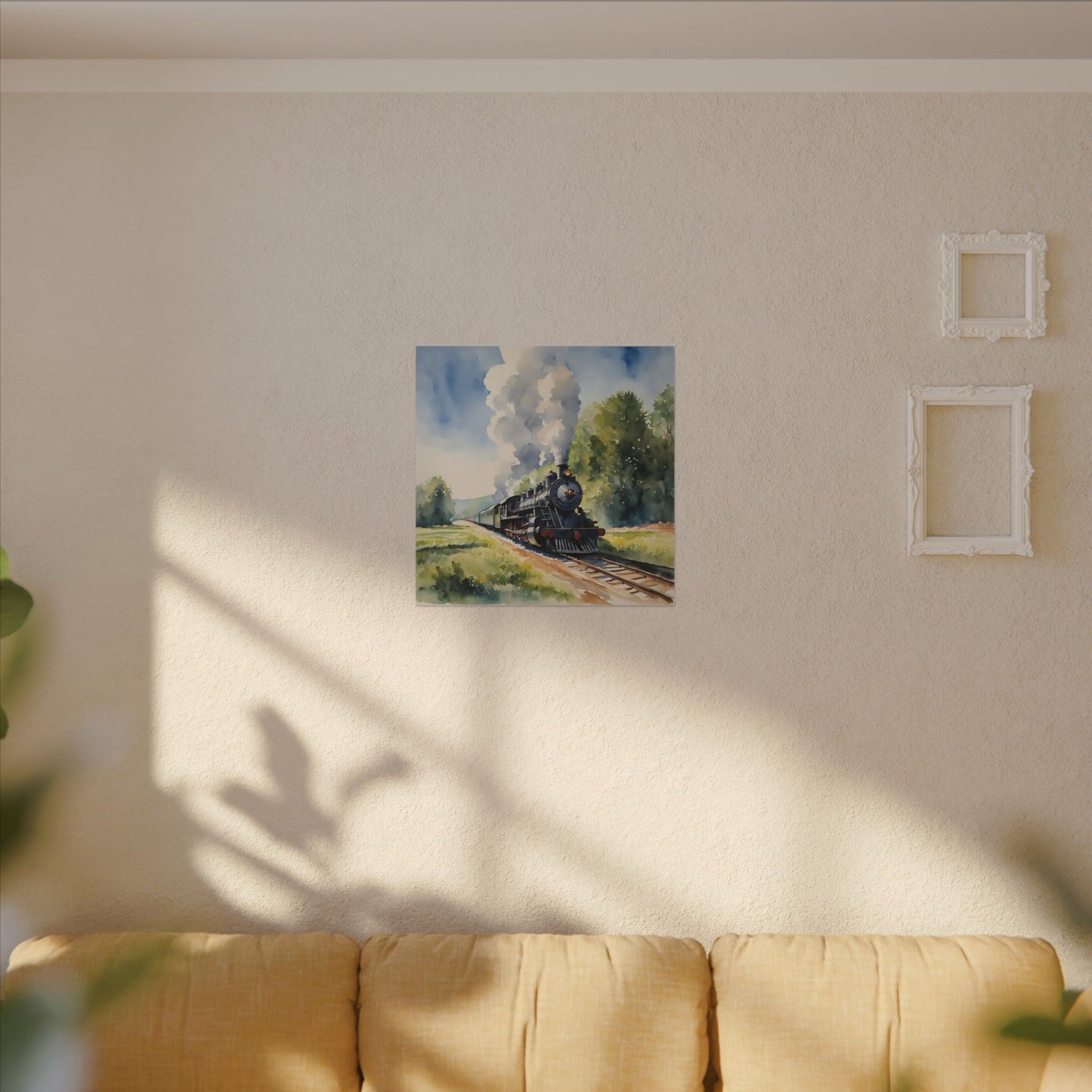 Matte Wall Canvas - Train has left the Station - Wheels & Wings Collection