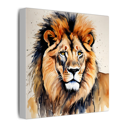 Matte Wall Canvas - Lion's Mane - African Safari Collection