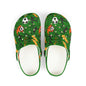 Kid's Foam Clogs - Soccer - True Green