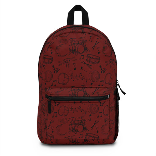 Backpack - Drums - Maroon