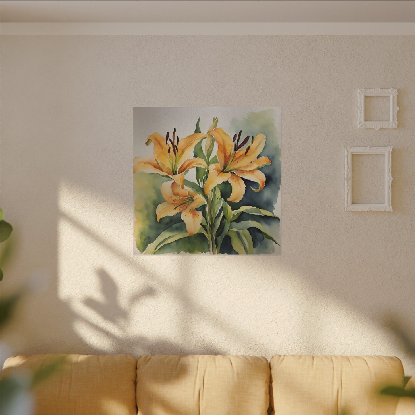 Matte Wall Canvas - Calla Lily - Bloom and Grow Collection