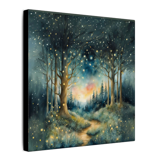 Matte Wall Canvas - Whimsical Forest