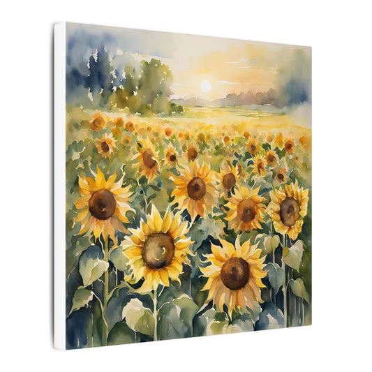 Matte Wall Canvas - Sunflower - Bloom and Grow Collection