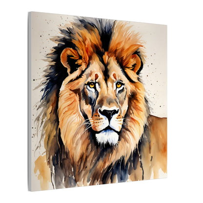 Matte Wall Canvas - Lion's Mane - African Safari Collection