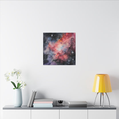 Matte Wall Canvas - Nebula Galaxy One - Beyond the Stars Collection