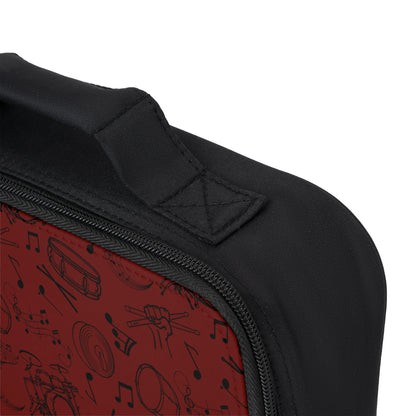 Lunch Bag - Drums - Maroon