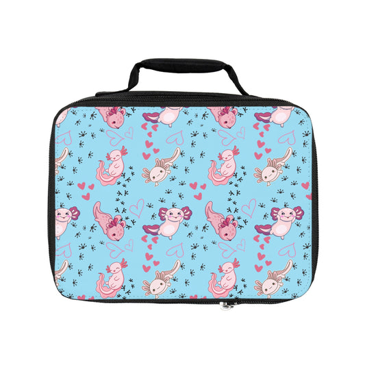 Lunch Bag - Axolotl - Arctic Blue