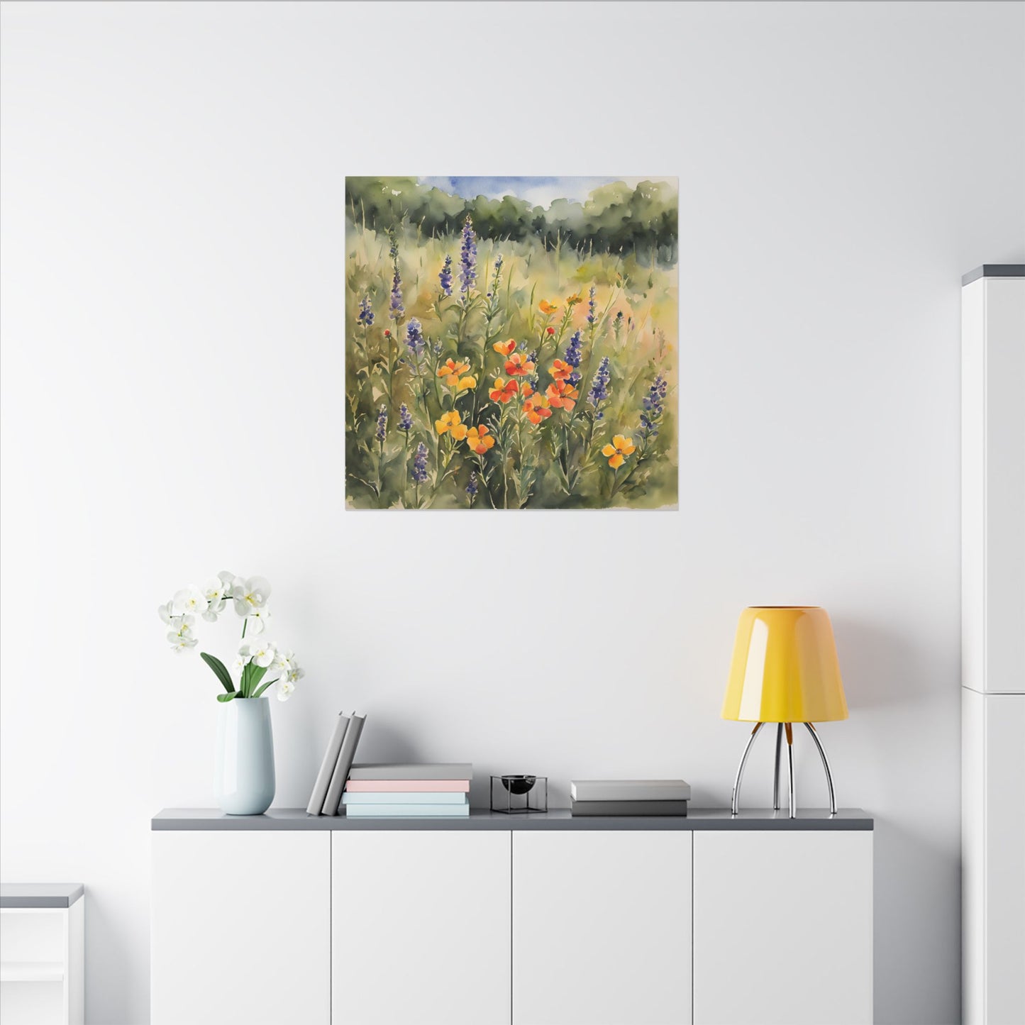Matte Wall Canvas - Texas Wildflower - Bloom and Grow Collection