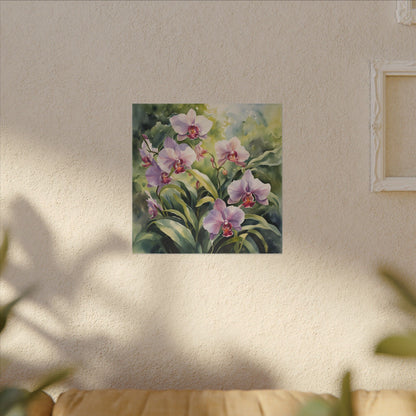 Matte Wall Canvas - Orchid - Bloom and Grow Collection