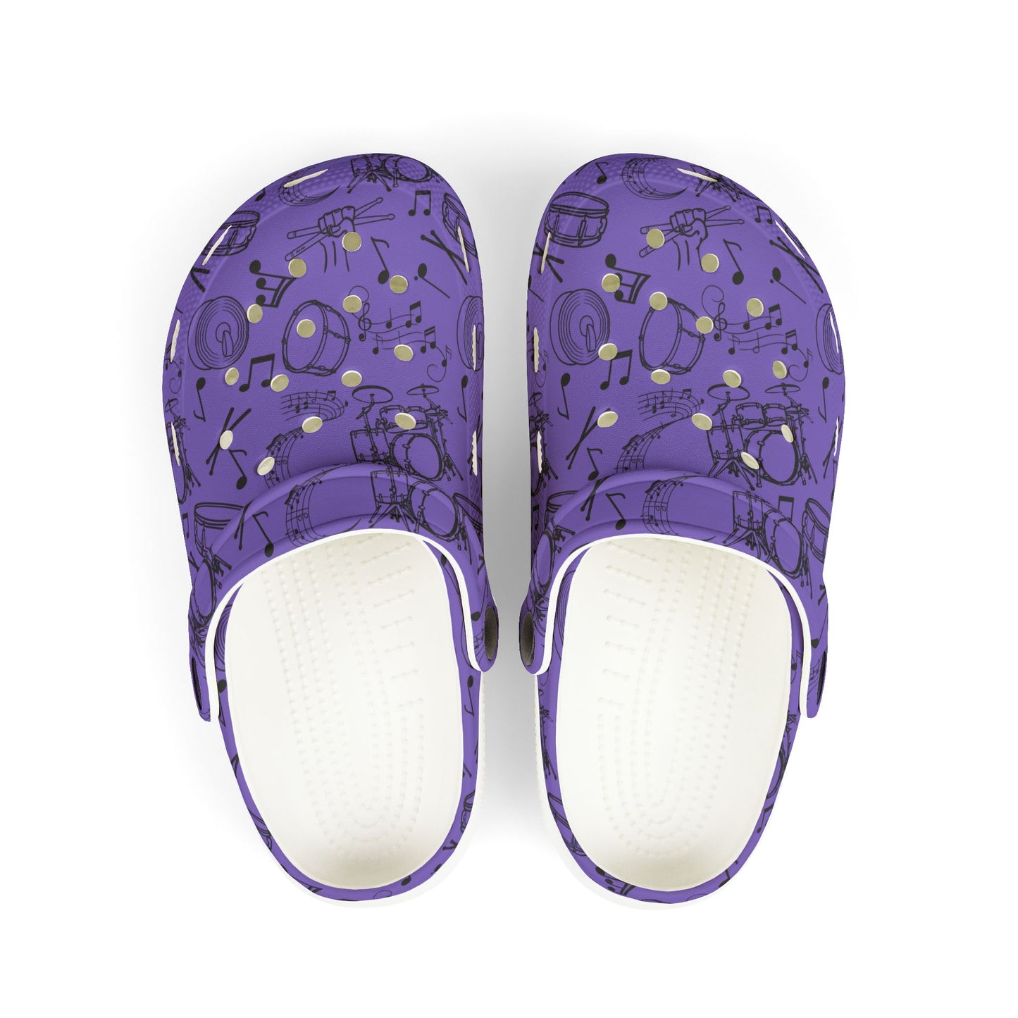 Kid's Foam Clogs - Drums - Periwinkle
