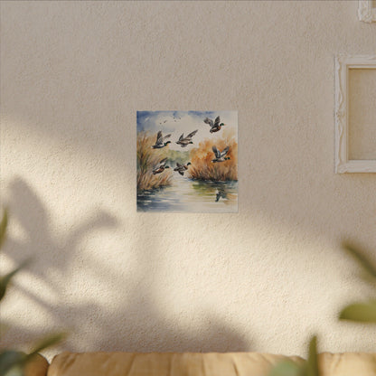 Matte Wall Canvas - Ducks - The Great Outdoors Collection