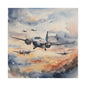 Matte Wall Canvas - Wings of Aviation - Wheels & Wings Collection