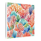 Matte Wall Canvas - Coral - Neptune's Nursery Collection