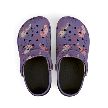 Kid's Foam Clogs - Axolotl - Lavender