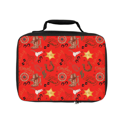 Lunch Bag - Cowboy - Red Hot