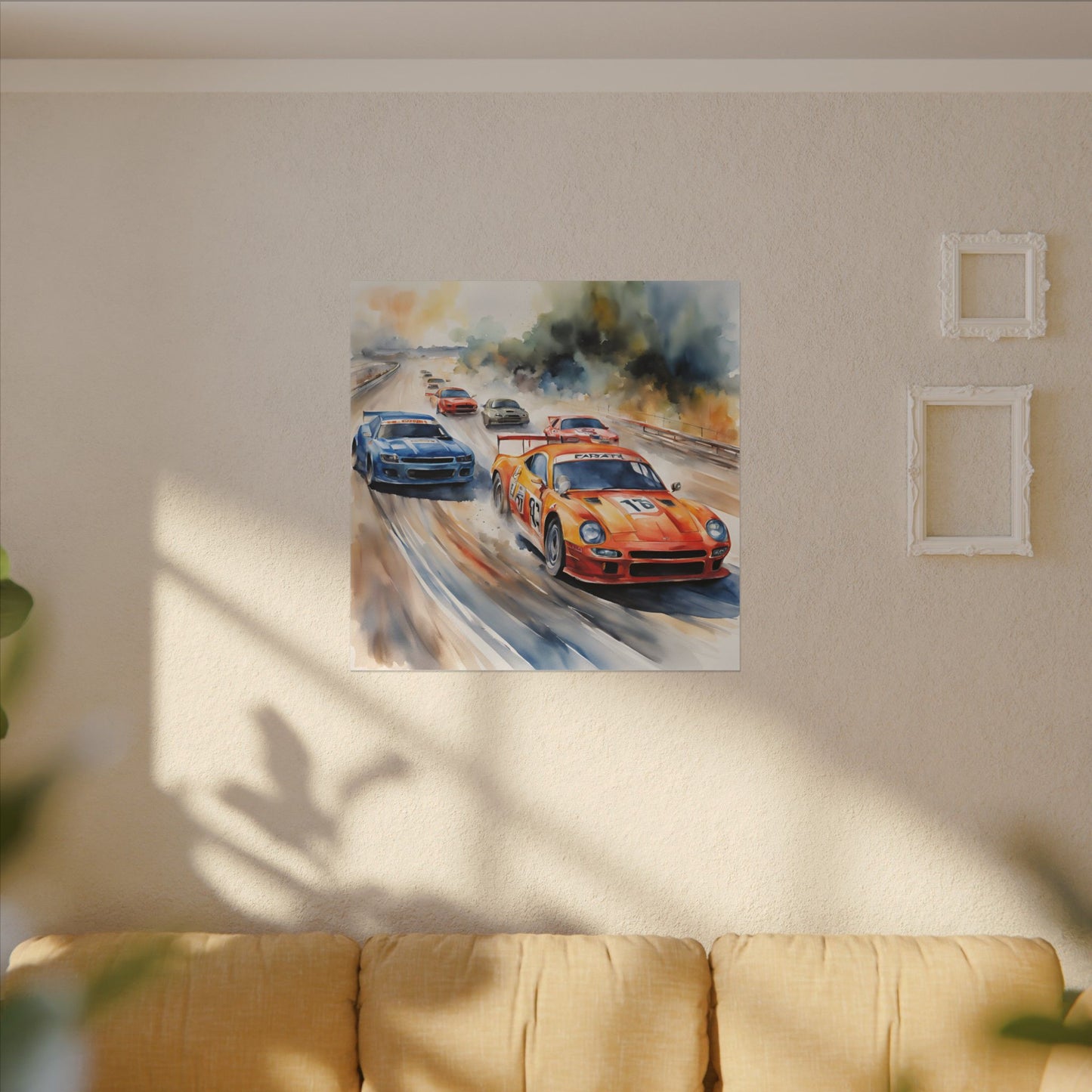 Matte Wall Canvas - Race Day - Wheels & Wings Collection