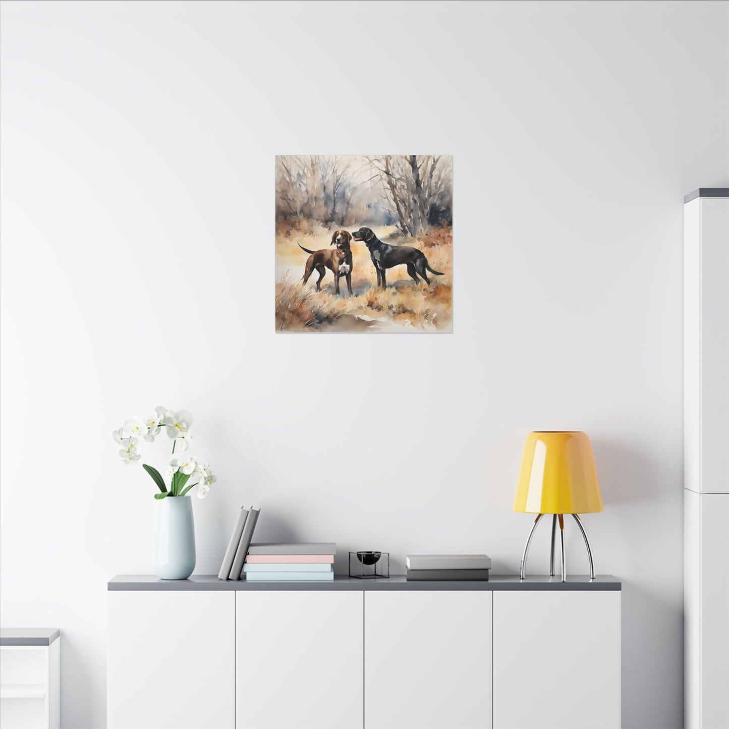 Matte Wall Canvas - Hounds - The Great Outdoors Collection