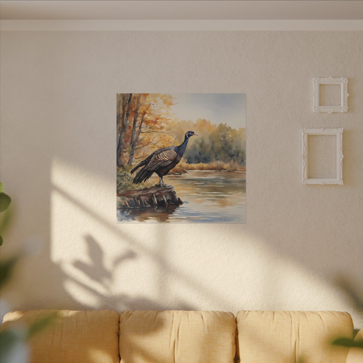 Matte Wall Canvas - Wild Turkey - The Great Outdoors Collection