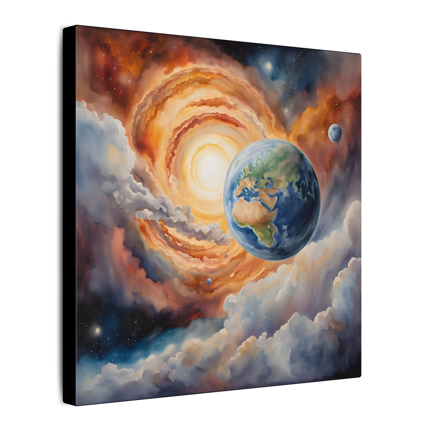 Matte Wall Canvas - Planet Earth - Beyond the Stars Collection