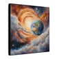 Matte Wall Canvas - Planet Earth - Beyond the Stars Collection