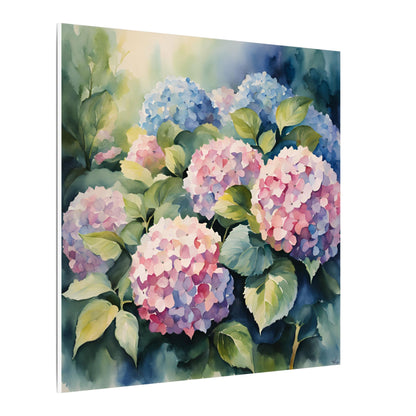 Matte Wall Canvas - Hydrangea - Bloom and Grow Collection