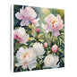 Matte Wall Canvas - Peony - Bloom and Grow Collection