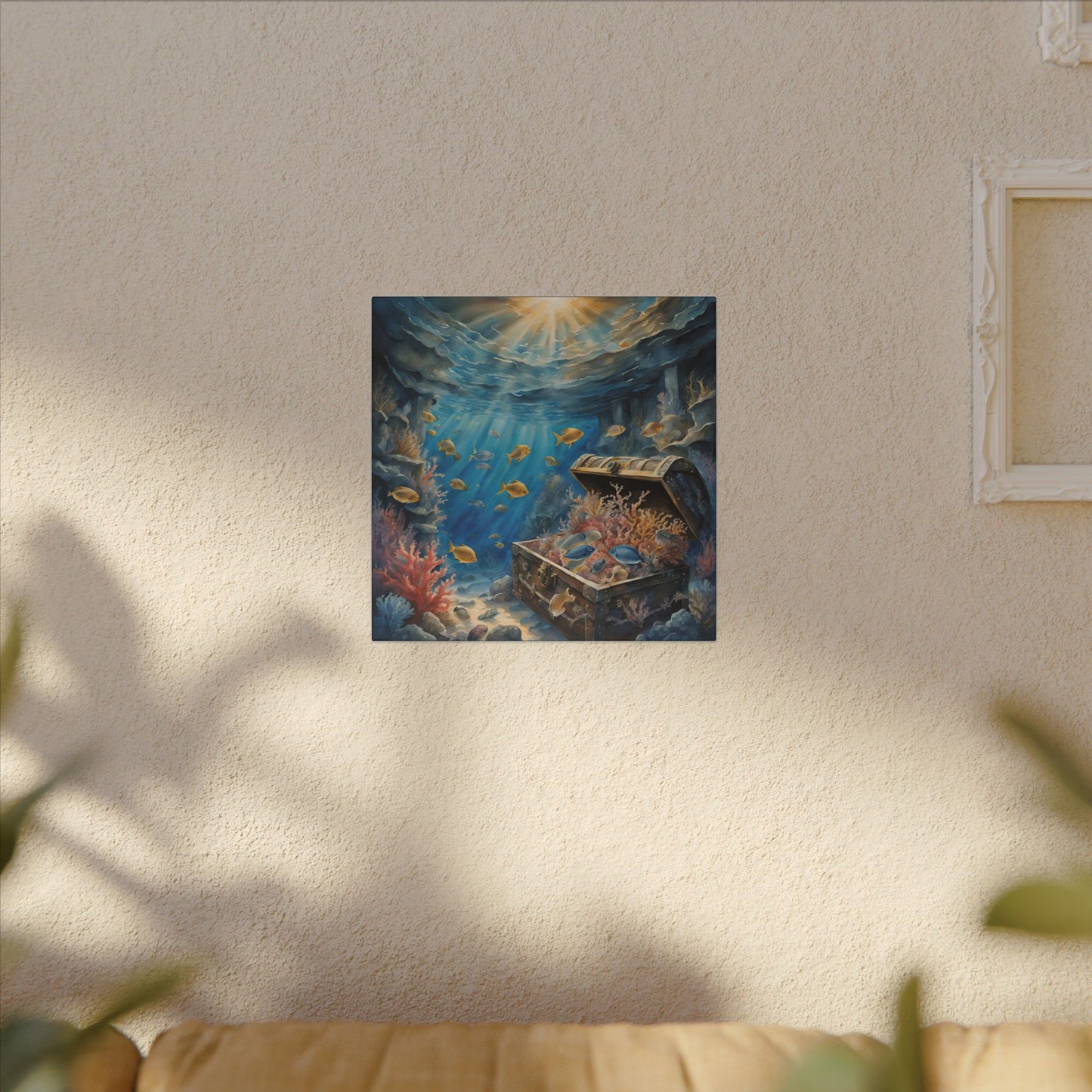 Matte Wall Canvas - Sunken Treasure - Neptune's Nursery Collection