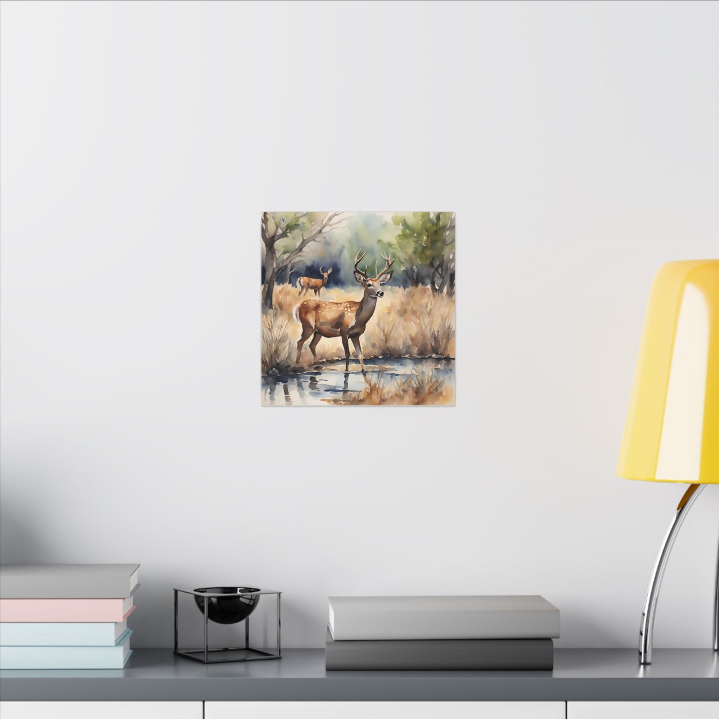 Matte Wall Canvas - Deer - The Great Outdoors Collection