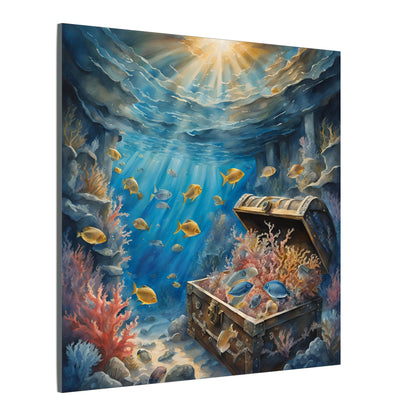 Matte Wall Canvas - Sunken Treasure - Neptune's Nursery Collection