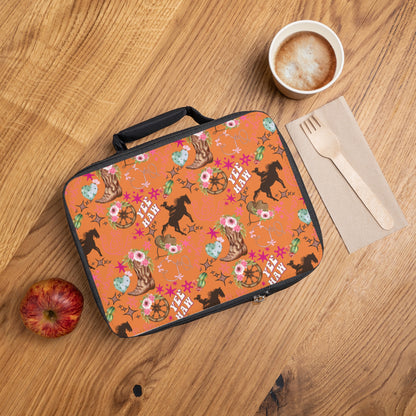 Lunch Bag - Cowgirl - Natural Hide