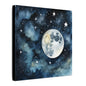 Matte Wall Canvas - Moon - Beyond the Stars Collection