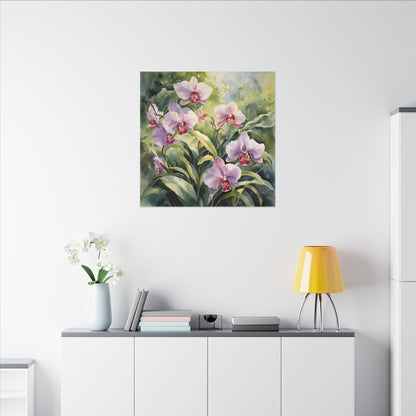 Matte Wall Canvas - Orchid - Bloom and Grow Collection