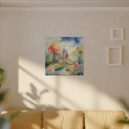 Matte Wall Canvas - Castlescape - Storybook Dreams Collection