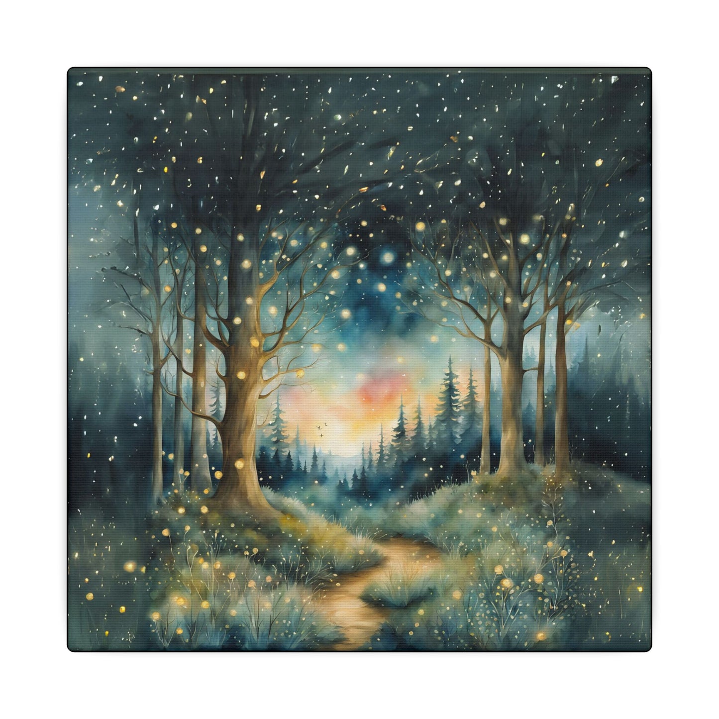 Matte Wall Canvas - Whimsical Forest