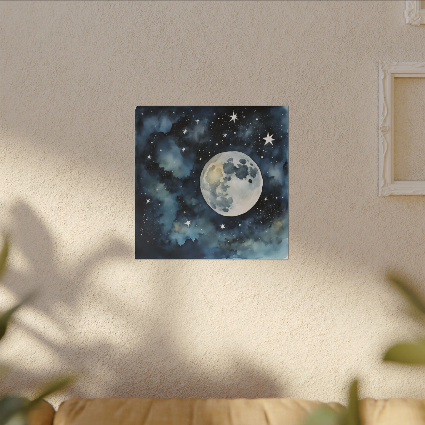 Matte Wall Canvas - Moon - Beyond the Stars Collection