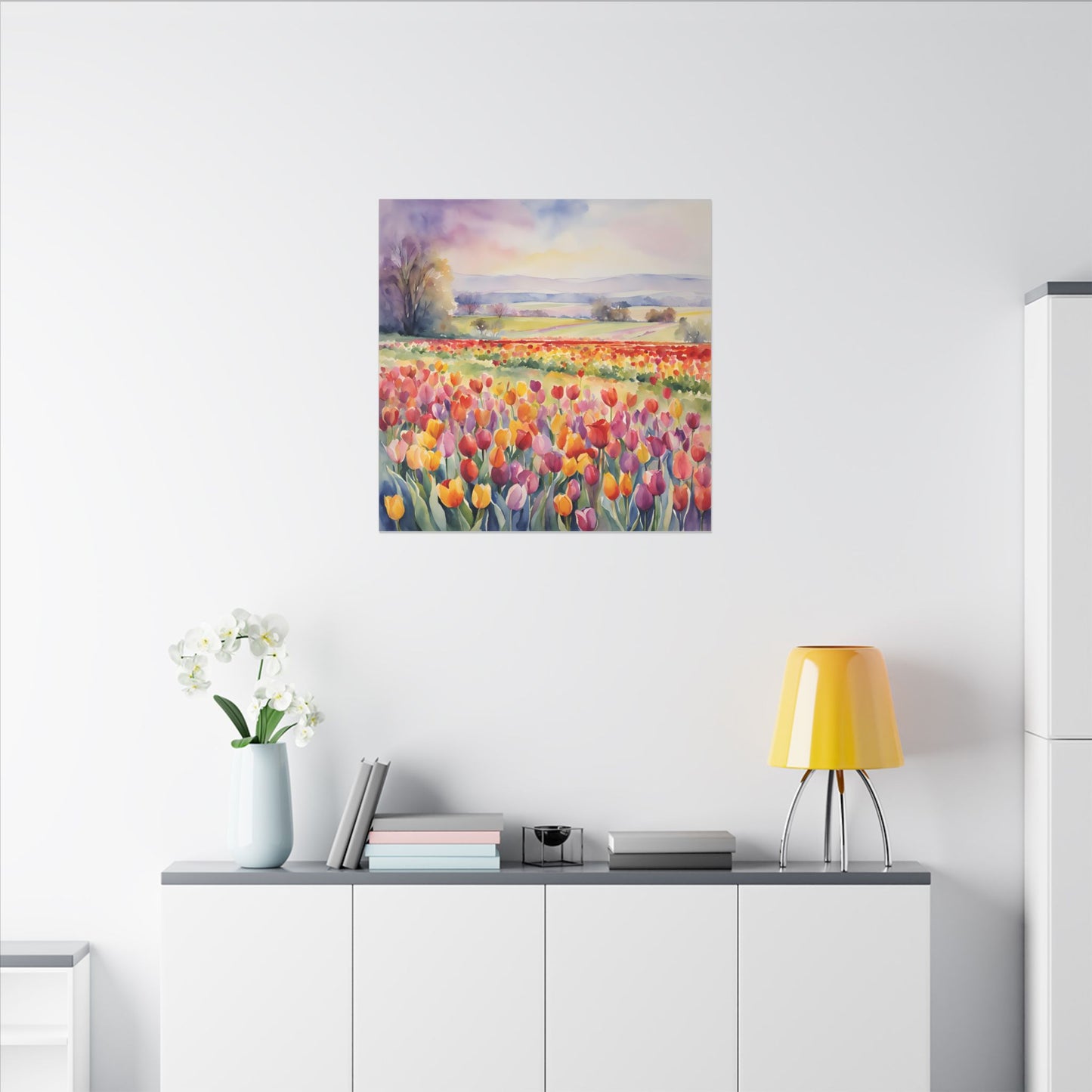 Matte Wall Canvas - Tulip - Bloom and Grow Collection