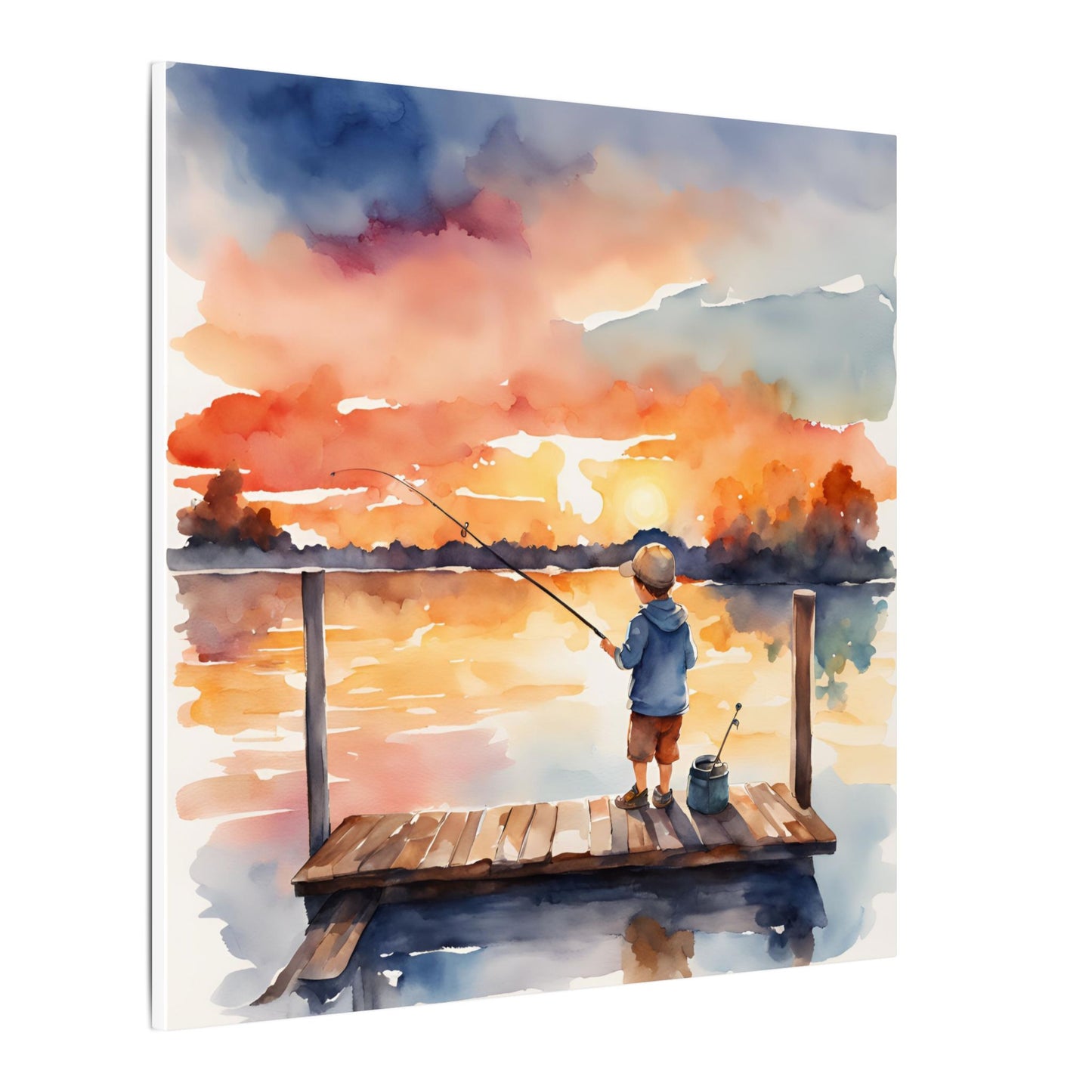 Matte Wall Canvas - Fishing - The Great Outdoors Collection