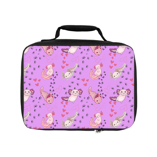 Lunch Bag - Axolotl - Lilac