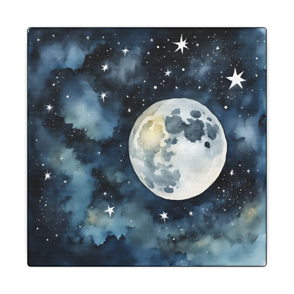 Matte Wall Canvas - Moon - Beyond the Stars Collection