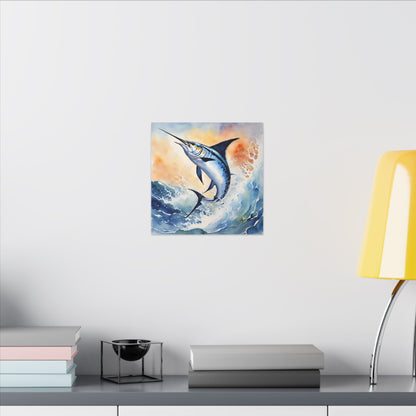 Matte Wall Canvas - Swordfish - The Great Outdoors Collection