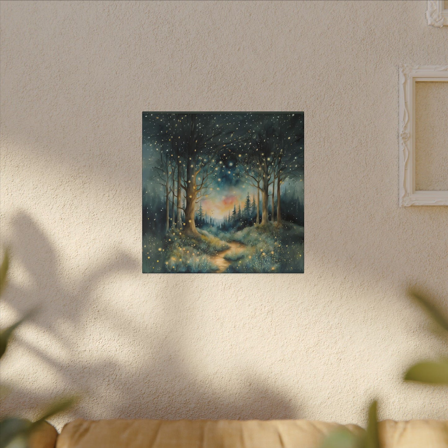Matte Wall Canvas - Whimsical Forest