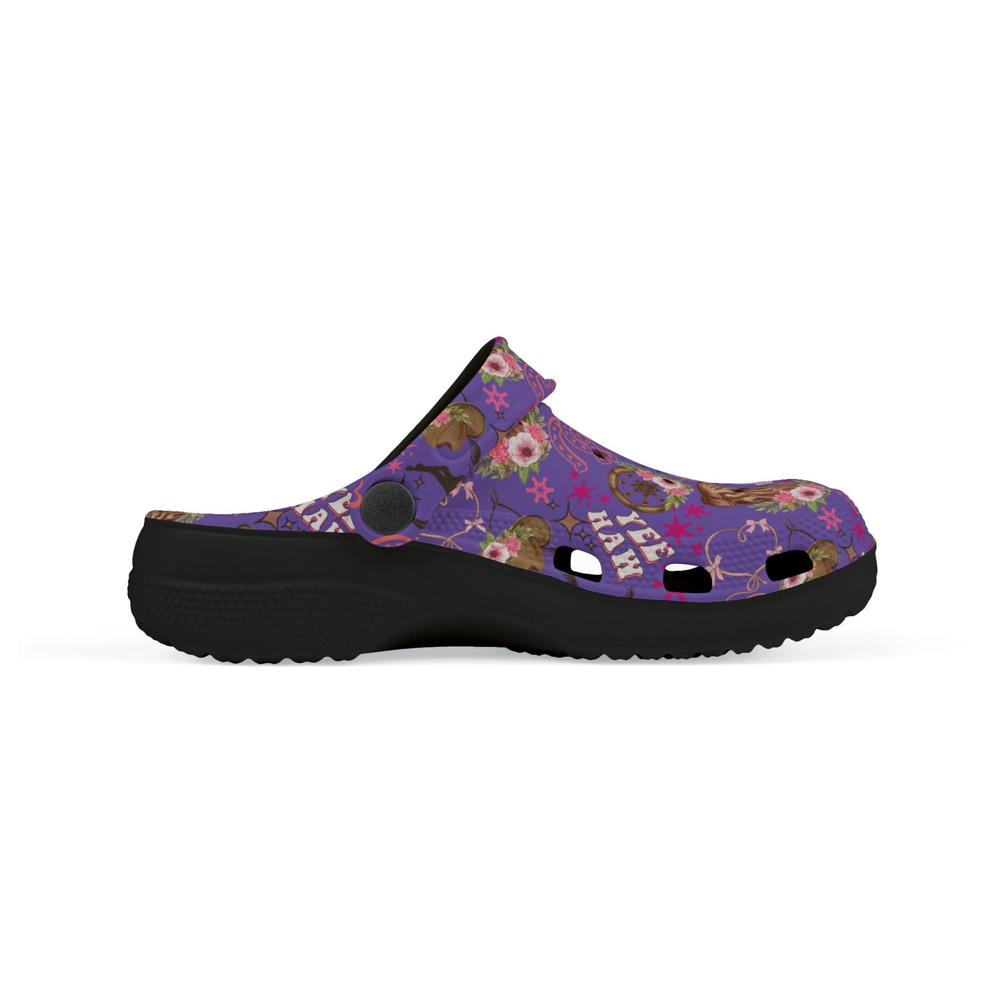 Kid's Foam Clogs - Cowgirl - Periwinkle