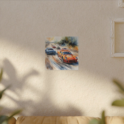 Matte Wall Canvas - Race Day - Wheels & Wings Collection